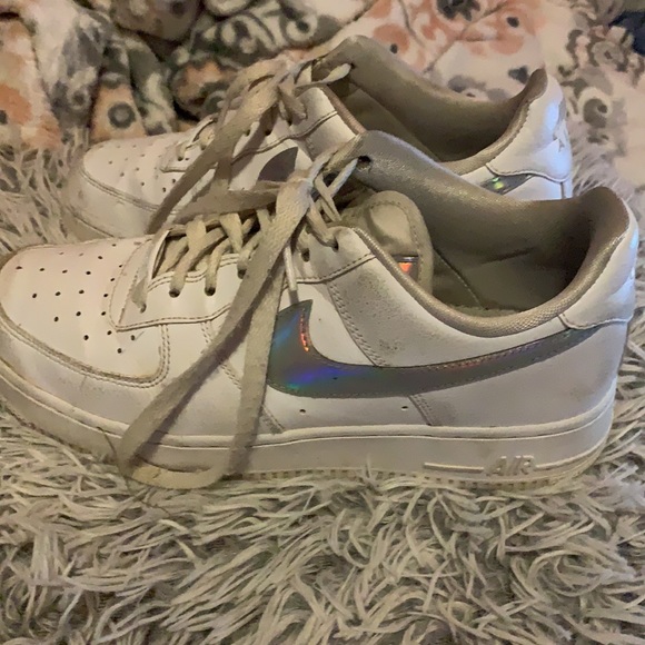 Nike Air Force one with holographic check - Picture 2 of 4